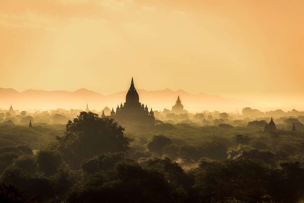 Bilde: Foto av landskap i Myanmar